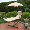 Coupon ✔️ Floating Lounge Chair with Canopy/Arc Stand - Beige - Set of 2 by Sunnydaze Decor 🛒 -Sunnydaze Decor Shop Belk 2652