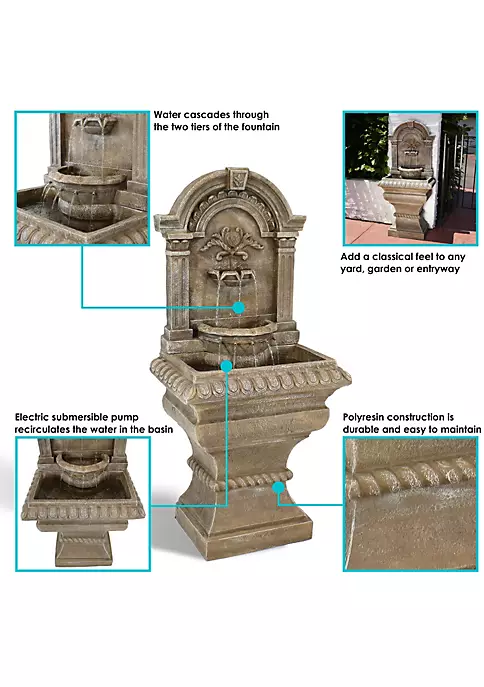 Best Pirce ๐ Ornate Lavello Standing Outdoor Waterfall Fountain - 51 in by Sunnydaze Decor ๐ฅ 6 Best Pirce ๐ Ornate Lavello Standing Outdoor Waterfall Fountain - 51 in by Sunnydaze Decor ๐ฅ - Image 4