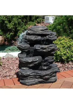 Discount ๐ Polystone Rock Falls Waterfall Fountain with LED Lights - 24 in by Sunnydaze Decor โจ 13 Discount ๐ Polystone Rock Falls Waterfall Fountain with LED Lights - 24 in by Sunnydaze Decor โจ -Sunnydaze Decor Shop Belk 2756
