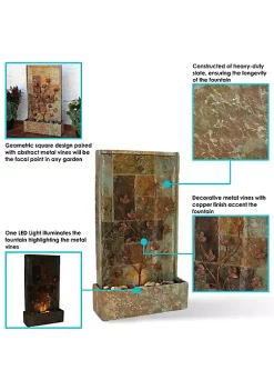 Best deal ๐ Natural Slate Floor Water Fountain with Vines/LED Lights - 32 in by Sunnydaze Decor ๐ฏ 9 Best deal ๐ Natural Slate Floor Water Fountain with Vines/LED Lights - 32 in by Sunnydaze Decor ๐ฏ -Sunnydaze Decor Shop Belk 2759