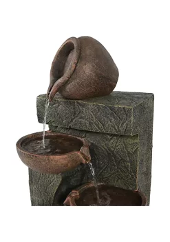 Best deal 😍 Cascading Earthware Pottery Stream Water Fountain - 39 in by Sunnydaze Decor 😀 -Sunnydaze Decor Shop Belk 2797
