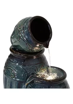 Best Pirce ✨ Tour de Vase Ceramic Pot Water Fountain with LED Lights - 27 in by Sunnydaze Decor ⌛ -Sunnydaze Decor Shop Belk 2886
