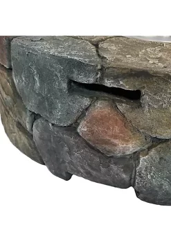 Cheapest 🧨 30 in Cast Stone Propane Gas Fire Pit Table with Lava Rocks by Sunnydaze Decor 🎁 -Sunnydaze Decor Shop Belk 2908