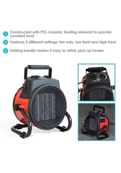 Cheap 😍 750W/1500W Portable Ceramic Electric Space Heater with Handle by Sunnydaze Decor 💯 -Sunnydaze Decor Shop Belk 293