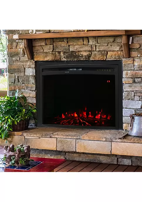 Cheapest ⌛ 30 in Cozy Warmth Indoor Electric Fireplace Insert - Black by Sunnydaze Decor ⭐ 3 Cheapest ⌛ 30 in Cozy Warmth Indoor Electric Fireplace Insert - Black by Sunnydaze Decor ⭐