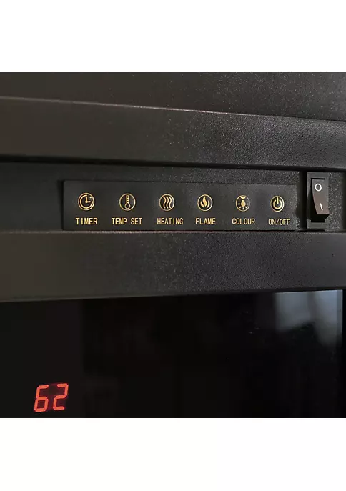 Cheapest ⌛ 30 in Cozy Warmth Indoor Electric Fireplace Insert - Black by Sunnydaze Decor ⭐ 5 Cheapest ⌛ 30 in Cozy Warmth Indoor Electric Fireplace Insert - Black by Sunnydaze Decor ⭐ - Image 3