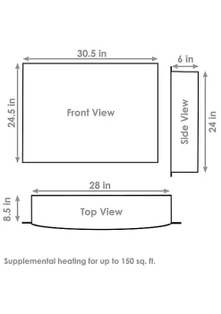 Cheapest ⌛ 30 in Cozy Warmth Indoor Electric Fireplace Insert - Black by Sunnydaze Decor ⭐ 12 Cheapest ⌛ 30 in Cozy Warmth Indoor Electric Fireplace Insert - Black by Sunnydaze Decor ⭐ -Sunnydaze Decor Shop Belk 2940