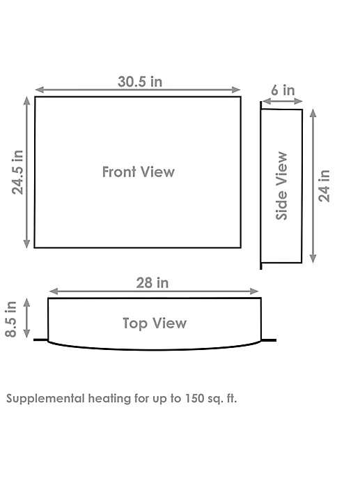 Cheapest ⌛ 30 in Cozy Warmth Indoor Electric Fireplace Insert - Black by Sunnydaze Decor ⭐ 7 Cheapest ⌛ 30 in Cozy Warmth Indoor Electric Fireplace Insert - Black by Sunnydaze Decor ⭐ - Image 5