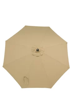Best reviews of 🎁 9 ft Sunbrella Patio Umbrella with Tilt and Crank - Beige by Sunnydaze Decor 🌟 -Sunnydaze Decor Shop Belk 2989