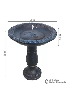 Best Pirce ๐ Facade du Soleil Reinforced Concrete Bird Bath - 26 in - Blue by Sunnydaze Decor ๐ 12 Best Pirce ๐ Facade du Soleil Reinforced Concrete Bird Bath - 26 in - Blue by Sunnydaze Decor ๐ -Sunnydaze Decor Shop Belk 3005