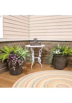 Cheapest 👍 20 in Arabella Dual-Wall Polyresin Planter - Sable - Set of 4 by Sunnydaze Decor 🔔