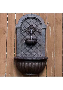 Brand new ✨ Venetian Polystone Outdoor Wall Fountain - Iron by Sunnydaze Decor 👏 -Sunnydaze Decor Shop Belk 3038