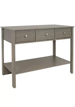 Cheapest 🎁 Classic Entryway Table with Drawers - Thunder Gray - 30 in by Sunnydaze Decor 🥰