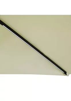 Hot Sale 😍 9.5 ft Solar Cantilever Offset Patio Umbrella - Pale Buttercup by Sunnydaze Decor 🔥 -Sunnydaze Decor Shop Belk 3094