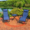 Coupon ❤️ Sunnydaze Zero Gravity Lounge Chair and Table Set - Navy Blue by Sunnydaze Decor 👍 -Sunnydaze Decor Shop Belk 3098