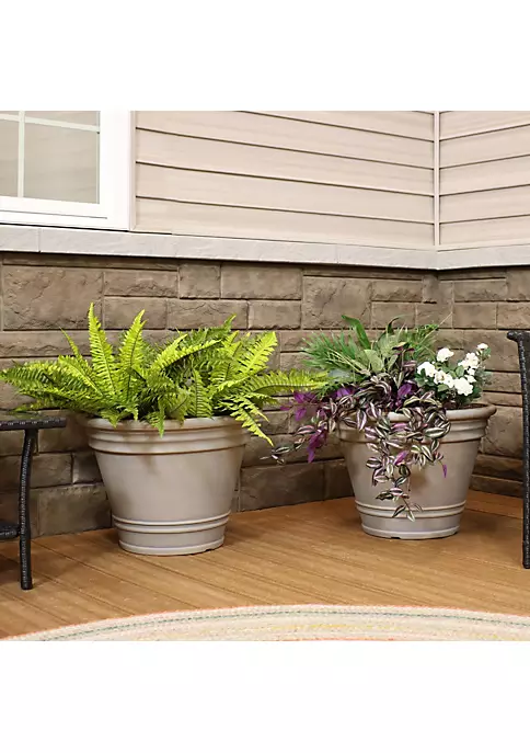Flash Sale ๐ 20 in Franklin Dual-Wall Polyresin Planter - Beige - Set of 4 by Sunnydaze Decor ๐ 8 Flash Sale ๐ 20 in Franklin Dual-Wall Polyresin Planter - Beige - Set of 4 by Sunnydaze Decor ๐ - Image 6