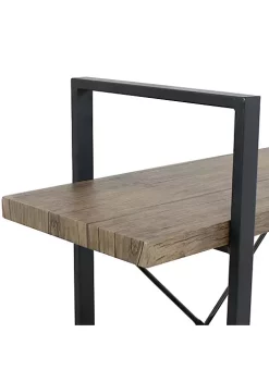 Best Pirce 🔔 3-Tier Industrial Open-Shelf Bookshelf - Smoky Gray by Sunnydaze Decor 👍 -Sunnydaze Decor Shop Belk 3165