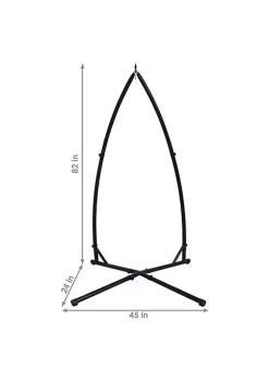 Top 10 ⭐ X-Base Powder-Coated Steel Hammock Chair Stand - 82 in by Sunnydaze Decor 🔥 -Sunnydaze Decor Shop Belk 3184