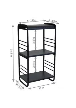Hot Sale 😍 36.5 in Modern Rounded Edge Iron and Steel Firewood Log Rack by Sunnydaze Decor ❤️ -Sunnydaze Decor Shop Belk 3213