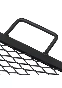 Promo 🤩 40 in Square Steel X-Marks Fire Pit Cooking Grill with Handles by Sunnydaze Decor 🥰 -Sunnydaze Decor Shop Belk 3223