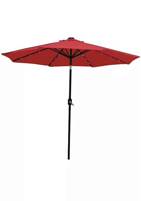 Cheapest ๐ 9 ft Solar Aluminum Patio Umbrella with Tilt and Crank - Red by Sunnydaze Decor ๐ฅฐ 4 Cheapest ๐ 9 ft Solar Aluminum Patio Umbrella with Tilt and Crank - Red by Sunnydaze Decor ๐ฅฐ - Image 2