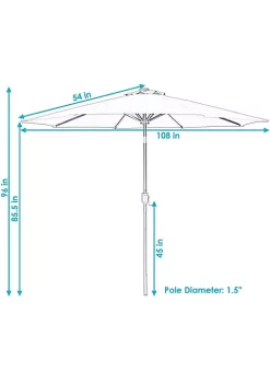 Cheapest ๐ 9 ft Solar Aluminum Patio Umbrella with Tilt and Crank - Red by Sunnydaze Decor ๐ฅฐ 12 Cheapest ๐ 9 ft Solar Aluminum Patio Umbrella with Tilt and Crank - Red by Sunnydaze Decor ๐ฅฐ -Sunnydaze Decor Shop Belk 3231