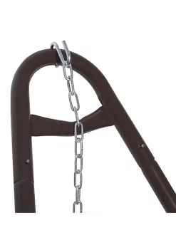 Promo 🔔 Powder-Coated Steel Universal Hammock Stand - Bronze - 124 in by Sunnydaze Decor 😉 -Sunnydaze Decor Shop Belk 3265