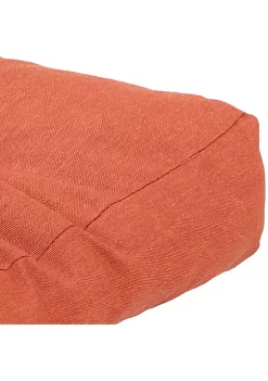 Brand new 🌟 Indoor/Outdoor Olefin 3-Piece Tufted Settee Cushion Set - Orange by Sunnydaze Decor 🔔 -Sunnydaze Decor Shop Belk 3271