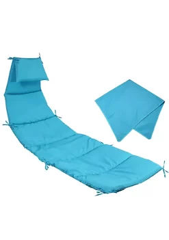 Best Pirce 🌟 Outdoor Hanging Lounger Replacement Cushion and Umbrella - Teal by Sunnydaze Decor 🎁 -Sunnydaze Decor Shop Belk 3299