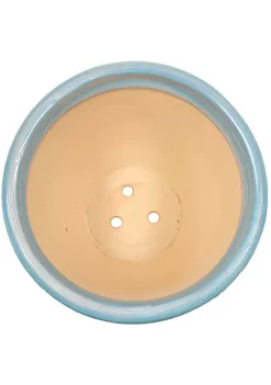 Best Sale 👏 Purlieu Ceramic Planter - 15" - Shoreline by Sunnydaze Decor 🎁 -Sunnydaze Decor Shop Belk 3323