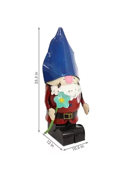 Best deal ⌛ Sunnydaze Spring Flowers Garden Gnome - 25-Inch Blue Hat /Red 👚 Shirt by Sunnydaze Decor 💯 -Sunnydaze Decor Shop Belk 3362