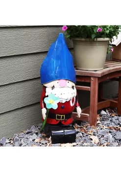 Best deal ⌛ Sunnydaze Spring Flowers Garden Gnome - 25-Inch Blue Hat /Red 👚 Shirt by Sunnydaze Decor 💯 -Sunnydaze Decor Shop Belk 3363