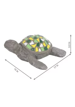 Wholesale 🎁 Simon the Swift Outdoor Mosaic Sea Turtle Statue - 17 in by Sunnydaze Decor 🔥 -Sunnydaze Decor Shop Belk 3401