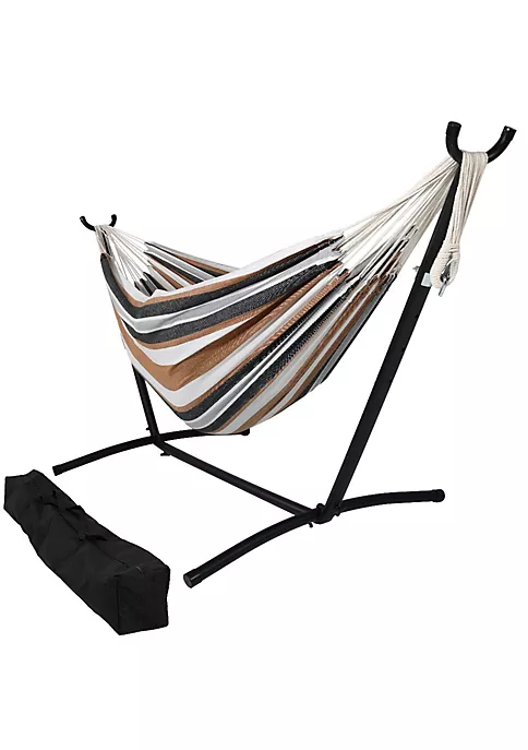 Cheapest ๐ Large Cotton Hammock with Steel Stand and Carrying Case - Desert by Sunnydaze Decor ๐ 4 Cheapest ๐ Large Cotton Hammock with Steel Stand and Carrying Case - Desert by Sunnydaze Decor ๐ - Image 2