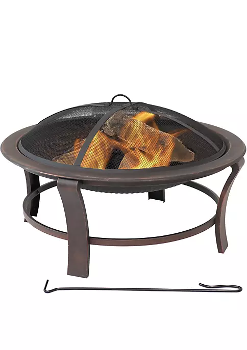 Best Sale ๐ 29 in Elevated Steel Fire Pit Bowl with Stand, Screen, and Poker by Sunnydaze Decor โ 4 Best Sale ๐ 29 in Elevated Steel Fire Pit Bowl with Stand, Screen, and Poker by Sunnydaze Decor โ - Image 2