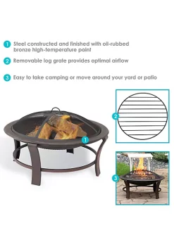 Best Sale ๐ 29 in Elevated Steel Fire Pit Bowl with Stand, Screen, and Poker by Sunnydaze Decor โ 11 Best Sale ๐ 29 in Elevated Steel Fire Pit Bowl with Stand, Screen, and Poker by Sunnydaze Decor โ -Sunnydaze Decor Shop Belk 3418