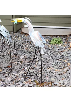 Promo 🔔 Sunnydaze Gilligan Crane Metal Statue by Sunnydaze Decor 🧨 -Sunnydaze Decor Shop Belk 3460