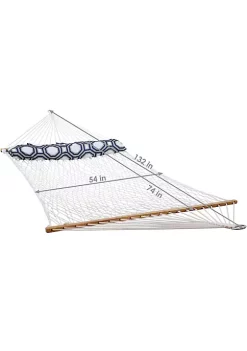 Promo ๐คฉ Large Polyester Rope Hammock with Spreader Bar and Pillow - White by Sunnydaze Decor โญ 12 Promo ๐คฉ Large Polyester Rope Hammock with Spreader Bar and Pillow - White by Sunnydaze Decor โญ -Sunnydaze Decor Shop Belk 3471