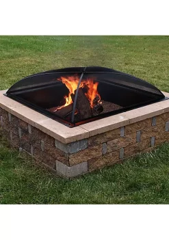 Discount 🎁 24 in Square Steel Mesh Fire Pit Spark Screen by Sunnydaze Decor ❤️ -Sunnydaze Decor Shop Belk 3484