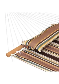 Deals 🎁 2-Person Quilted Fabric Hammock with Spreader Bars - Sandy Beach by Sunnydaze Decor 😀 10 Deals 🎁 2-Person Quilted Fabric Hammock with Spreader Bars - Sandy Beach by Sunnydaze Decor 😀 -Sunnydaze Decor Shop Belk 3561