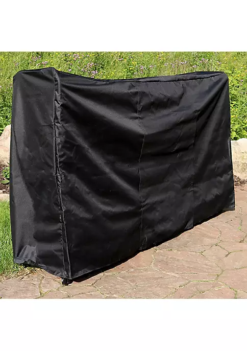 Brand new ๐ 6 ft Heavy-Duty PVC Firewood Log Rack Cover - Black by Sunnydaze Decor ๐ 7 Brand new ๐ 6 ft Heavy-Duty PVC Firewood Log Rack Cover - Black by Sunnydaze Decor ๐ - Image 5