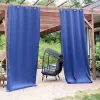 Hot Sale 😀 Outdoor Blackout Curtain Panel - Blue - 52 in x 120 in - Set of 2 by Sunnydaze Decor 😉