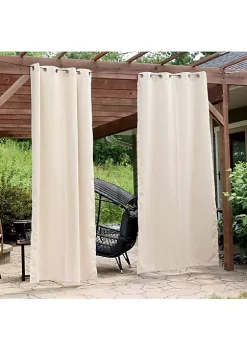 Flash Sale 🎁 Room Darkening Curtain Panel - Beige - 52 in x 108 in - Set of 2 by Sunnydaze Decor 😀 -Sunnydaze Decor Shop Belk 3646