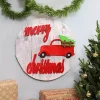 Top 10 ✨ Indoor/Outdoor Wooden Merry 🔔 Christmas Truck Hanging Sign - 22 in by Sunnydaze Decor 😉