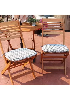 Best deal 👍 Outdoor U-Shaped Seat Cushions - Arrow Stripes - Set of 2 by Sunnydaze Decor 🌟