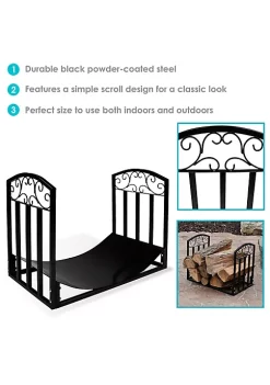 Cheapest 👏 2 ft Designer Steel Firewood Log Rack - Black by Sunnydaze Decor ⭐ 11 Cheapest 👏 2 ft Designer Steel Firewood Log Rack - Black by Sunnydaze Decor ⭐ -Sunnydaze Decor Shop Belk 3722