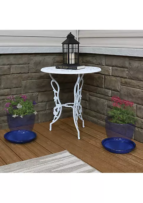 Discount ๐ 9 in Glazed Ceramic Flower Pot/Plant Saucer - Blue - Set of 2 by Sunnydaze Decor ๐ฅ 3 Discount ๐ 9 in Glazed Ceramic Flower Pot/Plant Saucer - Blue - Set of 2 by Sunnydaze Decor ๐ฅ