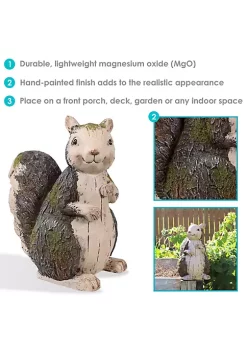 Brand new 😉 Sunnydaze Silas the Woodland Squirrel Statue - Indoor/Outdoor Figurine - 13-Inch by Sunnydaze Decor 💯 -Sunnydaze Decor Shop Belk 3740