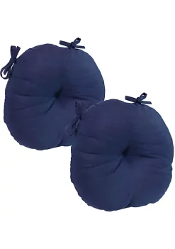 Cheap ✨ Outdoor Round Bistro Seat Cushions - Blue - Set of 2 by Sunnydaze Decor 😍 9 Cheap ✨ Outdoor Round Bistro Seat Cushions - Blue - Set of 2 by Sunnydaze Decor 😍 -Sunnydaze Decor Shop Belk 3771