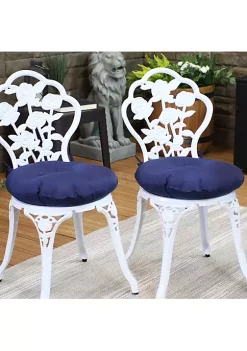 Cheap ✨ Outdoor Round Bistro Seat Cushions - Blue - Set of 2 by Sunnydaze Decor 😍 13 Cheap ✨ Outdoor Round Bistro Seat Cushions - Blue - Set of 2 by Sunnydaze Decor 😍 -Sunnydaze Decor Shop Belk 3775